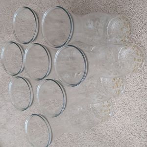 8 plastic wine pitchers